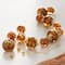 12 Pack: Amber Lampwork Glass Beads by Bead Landing™